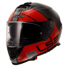 LS2 STORM 2 EPIC SİYAH-KIRMIZI KASK KIRMIZI - XL