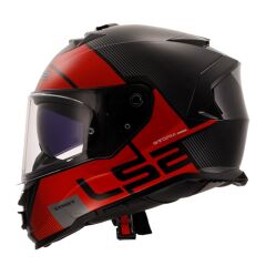 LS2 STORM 2 EPIC SİYAH-KIRMIZI KASK KIRMIZI - XXL