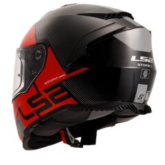 LS2 STORM 2 EPIC SİYAH-KIRMIZI KASK KIRMIZI - 3XL