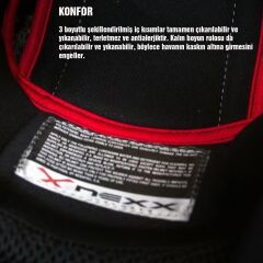 NEXX Y.100 MAT SİYAH KASK MAT SIYAH - XL