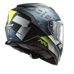 LS2 STORM 2 SPRINTER MAT SİYAH-GRİ-COBALT KASK MAT SIYAH-GRI - XXL