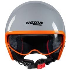 Nolan N21 OCIO AÇIK MOTOSİKLET KASKI GRİ / TURUNCU 343