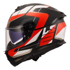 LS2 STREAM 2 ROAD MAT SİYAH-KIRMIZI-BEYAZ-GRİ KASK