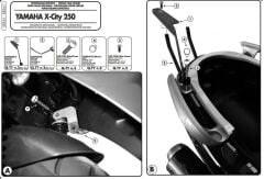 GIVI SR361 YAMAHA X-CITY 125-250 (07-16) ARKA ÇANTA TAŞIYICI
