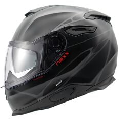 NEXX Y.100 B-SIDE MAT SİYAH-GRİ KASK SIYAH/GRI - XL