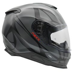 NEXX Y.100 B-SIDE MAT SİYAH-GRİ KASK SIYAH/GRI - XL