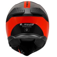 LS2 STREAM 2 THUNDERBIZ GRİ-TURUNCU KASK TURUNCU - XL