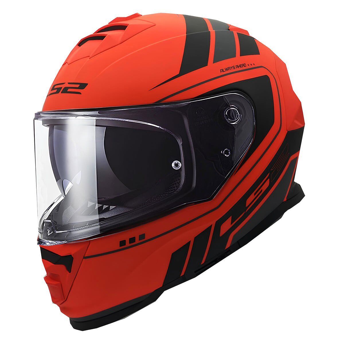 LS2 STORM 2 FIST MAT TURUNCU-SİYAH KASK MAT TURUNCU - S