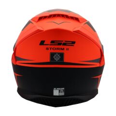 LS2 STORM 2 FIST MAT TURUNCU-SİYAH KASK MAT TURUNCU - S