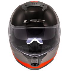 LS2 STREAM 2 THUNDERBIZ GRİ-TURUNCU KASK TURUNCU - XXL