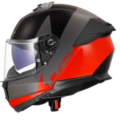 LS2 STREAM 2 THUNDERBIZ GRİ-TURUNCU KASK TURUNCU - 3XL