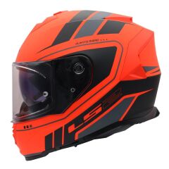 LS2 STORM 2 FIST MAT TURUNCU-SİYAH KASK MAT TURUNCU - L