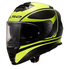 LS2 STORM 2 DODGER MAT SİYAH-NEON SARI KASK MAT SIYAH-NEON SARI - L