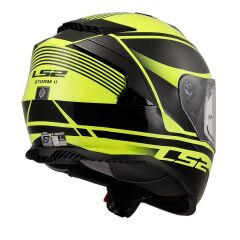 LS2 STORM 2 DODGER MAT SİYAH-NEON SARI KASK MAT SIYAH-NEON SARI - L