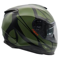 NEXX Y.100 B-SIDE MAT SİYAH-YEŞİL KASK SIYAH-YESIL - S