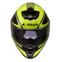 LS2 STORM 2 DODGER MAT SİYAH-NEON SARI KASK MAT SIYAH-NEON SARI - XXL