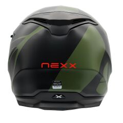 NEXX Y.100 B-SIDE MAT SİYAH-YEŞİL KASK SIYAH-YESIL - L