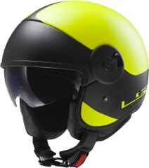 LS2 CABRIO MAT SARI KASK