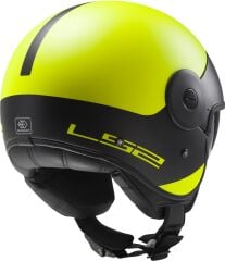 LS2 CABRIO MAT SARI KASK