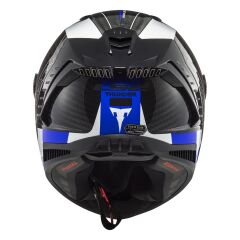 LS2 THUNDER KARBON RACING 1 MAVİ-BEYAZ KASK MAVI - L