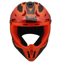 LS2 FAST 2 DUCK TURUNCU-KIRMIZI KASK TURUNCU - M