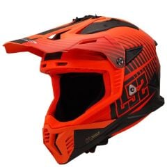 LS2 FAST 2 DUCK TURUNCU-KIRMIZI KASK TURUNCU - XXL