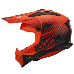 LS2 FAST 2 DUCK TURUNCU-KIRMIZI KASK TURUNCU - XXL