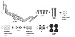 GIVI A2151A YAMAHA MT-25 (20-26) RÜZGAR SİPERLİK BAĞLANTISI