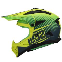 LS2 FAST 2 DUCK YEŞİL-NEON SARI KASK NEON SARI - XL