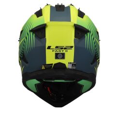 LS2 FAST 2 DUCK YEŞİL-NEON SARI KASK NEON SARI - XL
