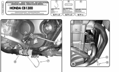 GIVI TN451 HONDA CB 1300 - CB 1300S (03-15) KORUMA DEMİRİ