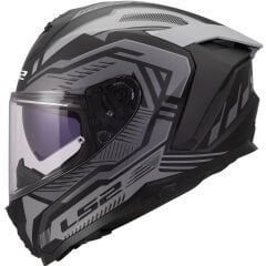 LS2 CHALLENGER 2 DRAVIX MAT GRİ KASK