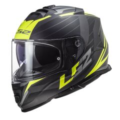 LS2 STORM 2 NERVE MAT SİYAH-NEON SARI KASK MAT SIYAH-NEON SARI - 3XL
