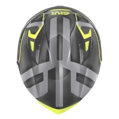 GIVI 50.8 RACER MAT SİYAH-TITANIUM-SARI KASK