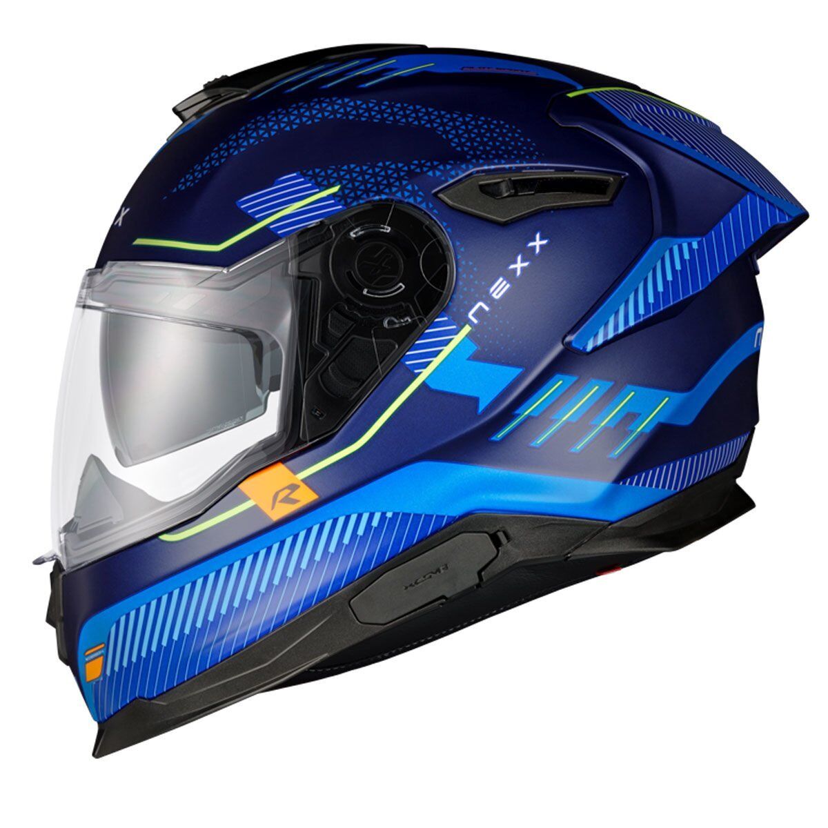 NEXX Y.100R BARON MAT INDIGO MAVİ KASK MAVI - XXL