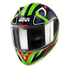 GIVI 50.8 RACER BEYAZ-YEŞİL-MAVİ KASK