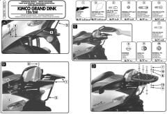 GIVI SR87M KYMCO GRAND DINK 125-150-250 (00-07) ARKA ÇANTA TAŞIYICI