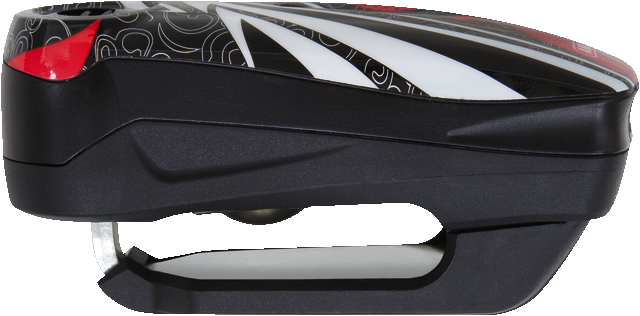 Abus Detecto 7000 RS1 Alarmlı Disk Kilidi Alev siyahı