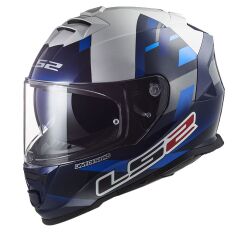 LS2 STORM 2 MCPHEE REPLICA MAVİ-BEYAZ KASK MAVI - S
