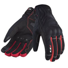 LS2 JET 2 WATERPROOF KADIN ELDİVEN SİYAH-KIRMIZI