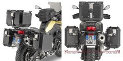 GIVI PL5127CAM BMW F750GS - F850GS (18-23) - F850GS ADVENTURE (19-23) YAN ÇANTA TAŞIYICI