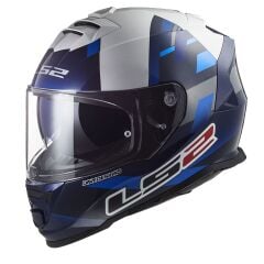 LS2 STORM 2 MCPHEE REPLICA MAVİ-BEYAZ KASK MAVI - L