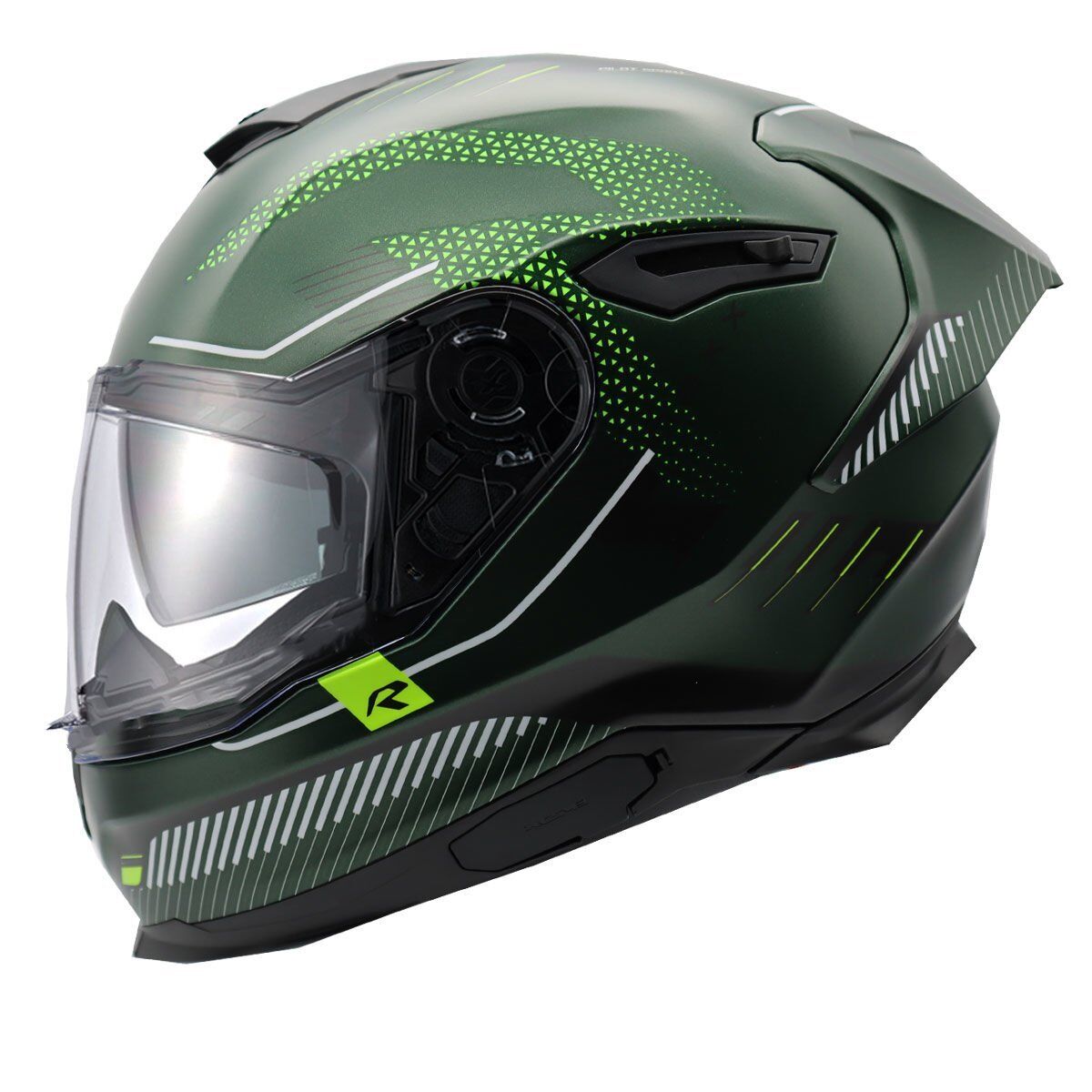 NEXX Y.100R BARON MAT YEŞİL KASK MAT YESIL - L
