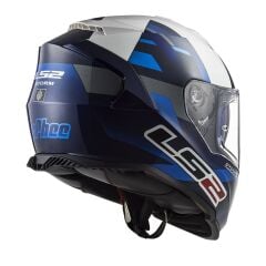 LS2 STORM 2 MCPHEE REPLICA MAVİ-BEYAZ KASK MAVI - XL