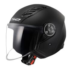 LS2 AIRFLOW 2 MAT SİYAH KASK MAT SIYAH - M