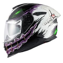 NEXX Y.100R NIGHT RIDER BEYAZ KASK BEYAZ - M