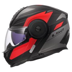 LS2 SCOPE 2 DURIA MAT SİYAH-KIRMIZI KASK MAT SIYAH-KIRMIZI - XL