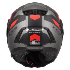 LS2 SCOPE 2 DURIA MAT SİYAH-KIRMIZI KASK MAT SIYAH-KIRMIZI - XL