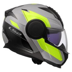 LS2 SCOPE 2 DURIA GRİ-NEON SARI KASK NEON SARI - XL
