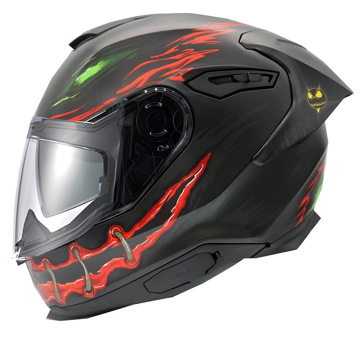 NEXX Y.100R NIGHT RIDER MAT SİYAH KASK MAT SIYAH - L